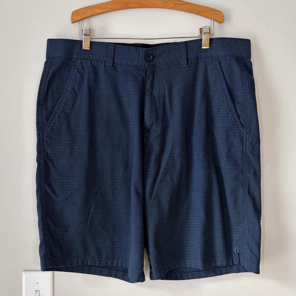 Hang Ten Navy Blue Hybrid Shorts Performance Hiking Beach Casual